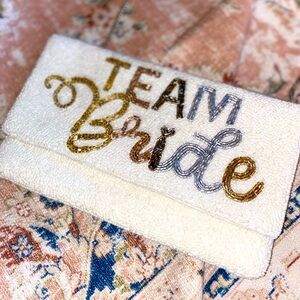 Beaded Bridal Crossbody Purse